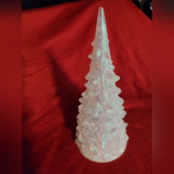 2 Christmas glitter lighted trees 2pcs Batteries included - Picture 6 of 6